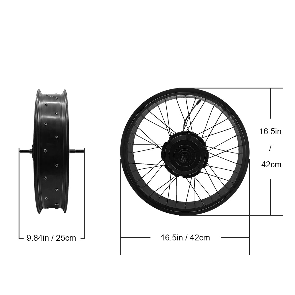 Moteur de roue arrière - Séries W1 et W3